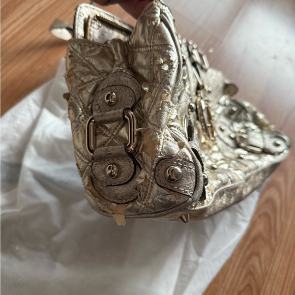 Metallic vintage guess Quilted Handbag - Picture 9 of 12